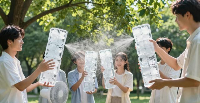 大冰块降温方法_津南夏季防暑降温大冰块_大冰块户外活动使用时长